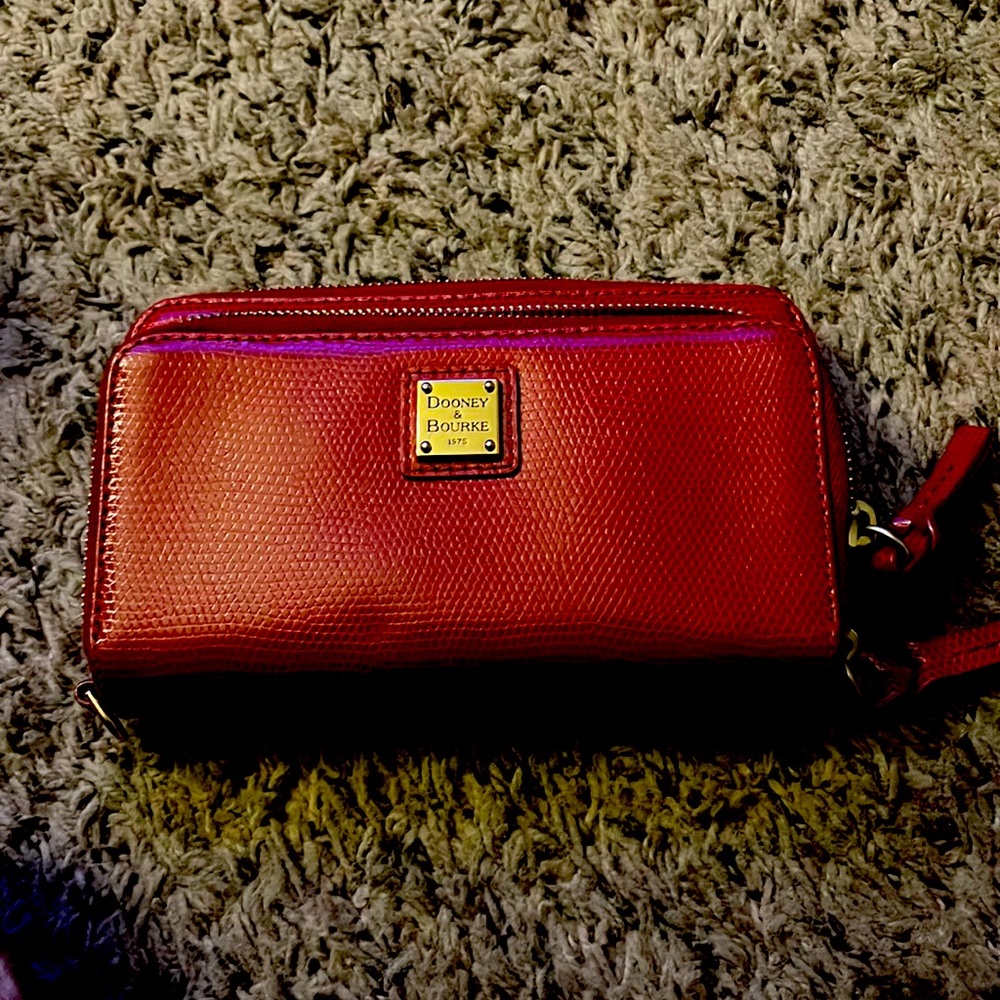 red dooney &bourke wallet